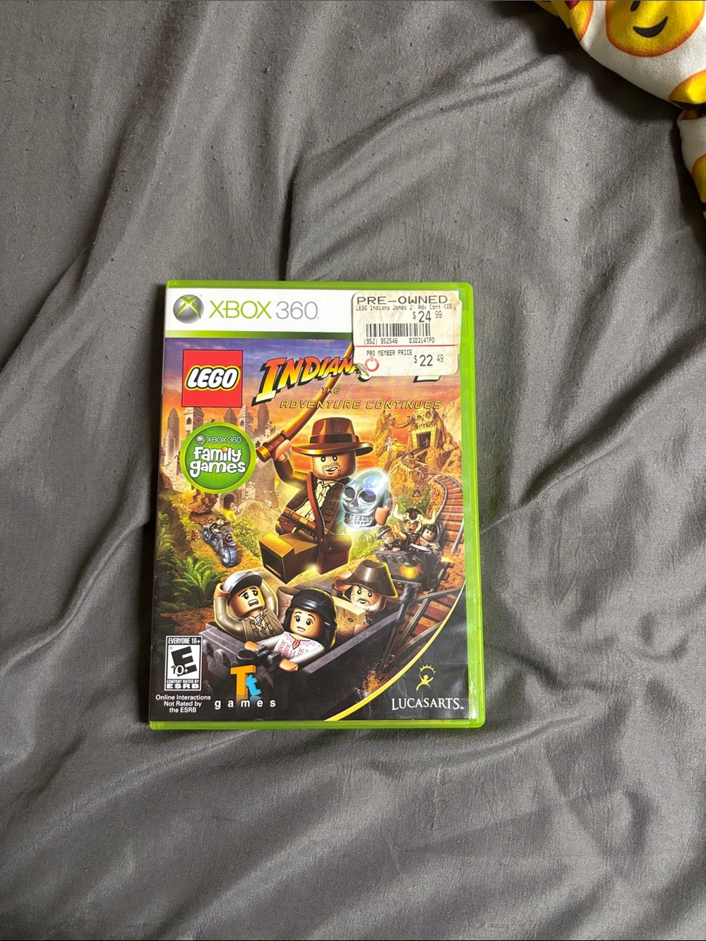 Lego Xbox 360 Game in Green with Multicolor Cover Art